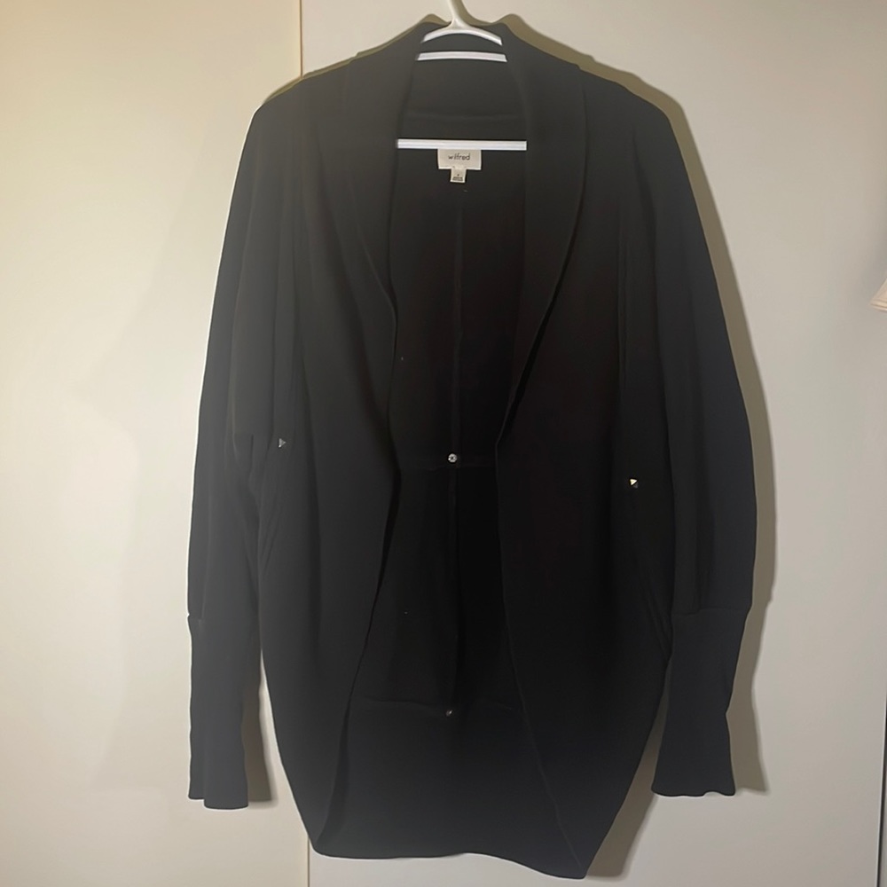 WILFRED Diderot Cocoon Sweater in Black size Small